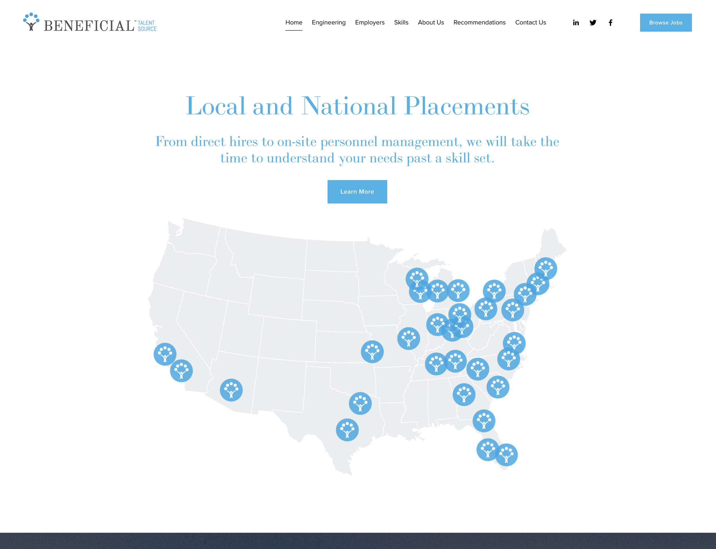 beneficial talent source website
