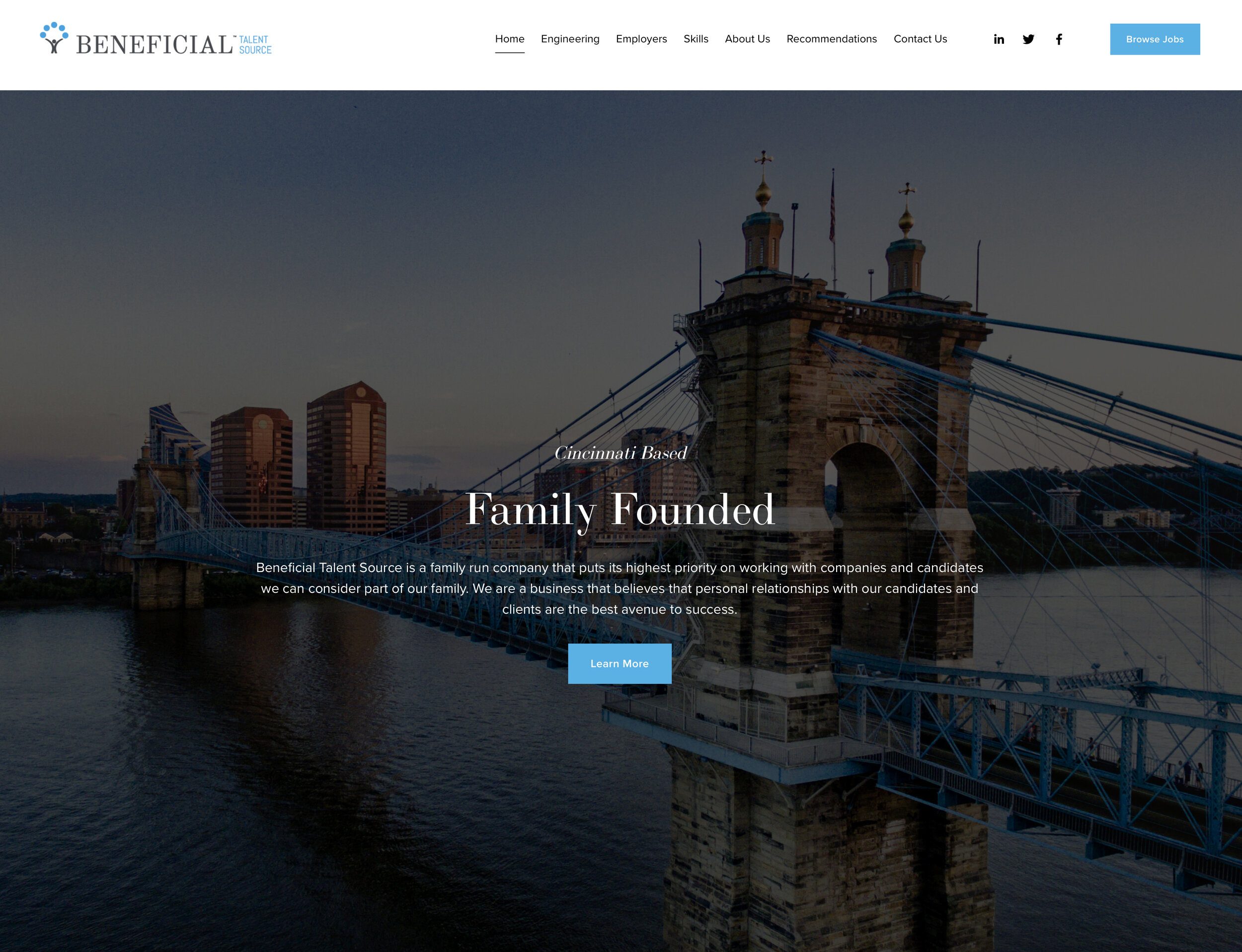 beneficial talent source website